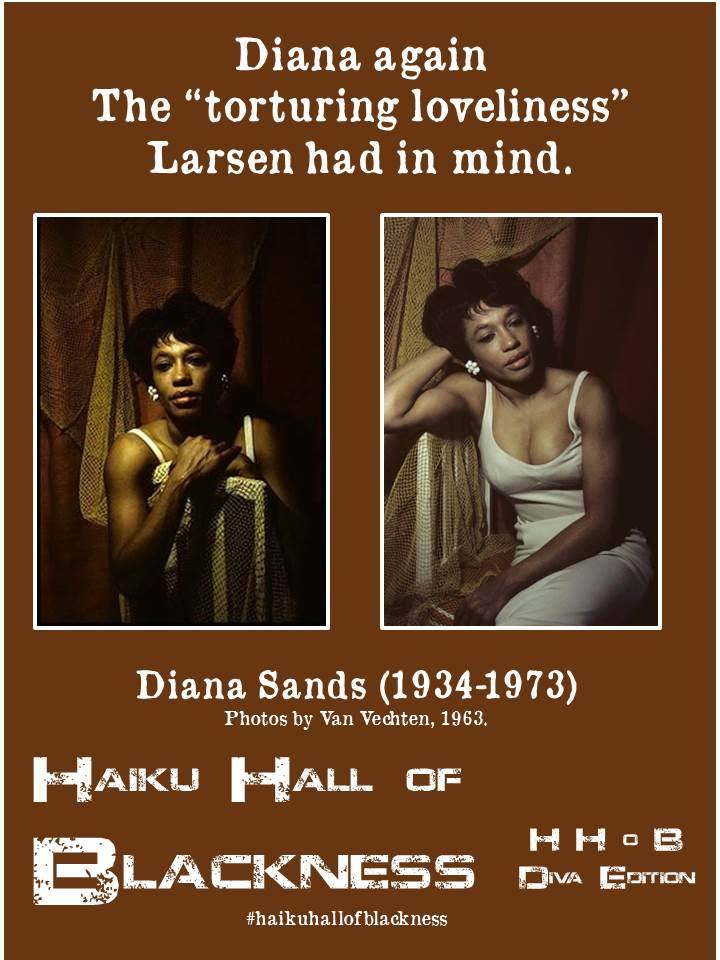 Diana again/ The "torturing loveliness"/ Larsen had in mind. #haikuhallofblackness by Rebecca Williams