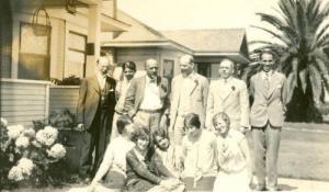 W.E. B. DuBois with the Organizing Committee of the San Diego NAACP, 1917 (San Diego NAACP)