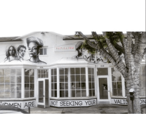 Tatyana Fazlalizadeh at Papillion Gallery photo by @AfraFemme